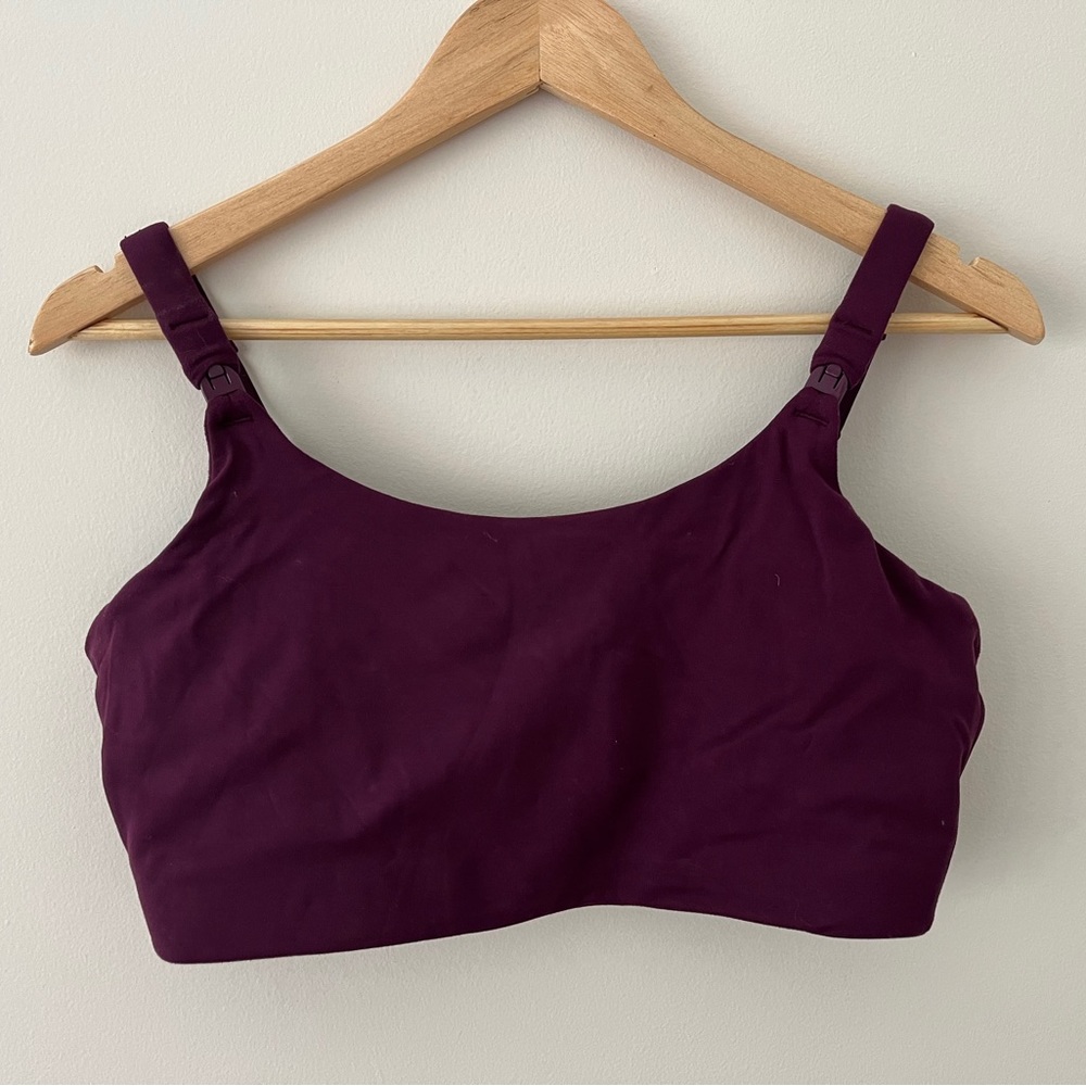 Girlfriend Collective XL Purple Nursing Bra
